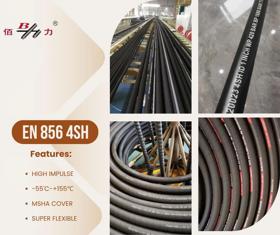 China Wire Spiral Hydraulic Hose High Temperature Resistance