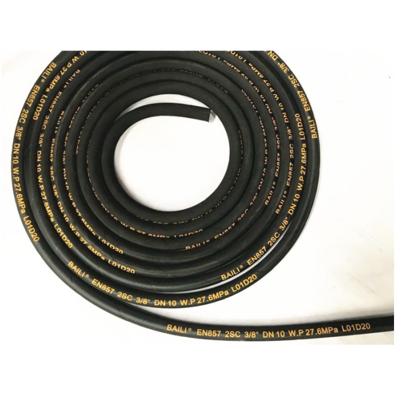 STEEL WIRE REINFORCED DIN EN857 2SC HYDRAULIC HOSE