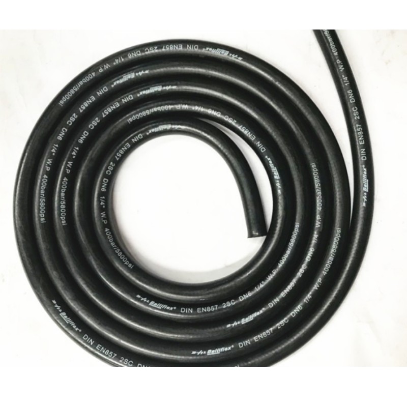 STEEL WIRE REINFORCED DIN EN857 2SC HYDRAULIC HOSE