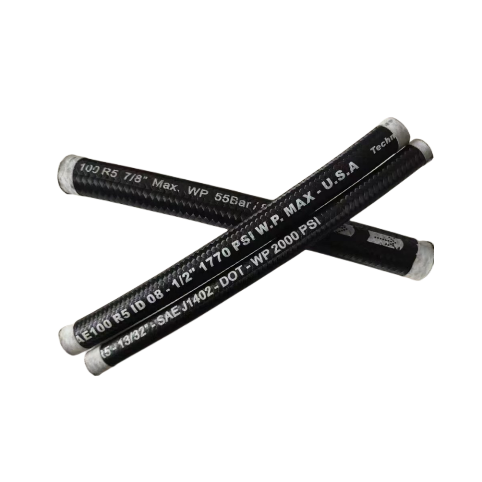 TEXTILE COVERED HYDRAULIC HOSE SAE 100 R5