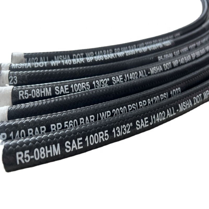TEXTILE COVERED HYDRAULIC HOSE SAE 100 R5