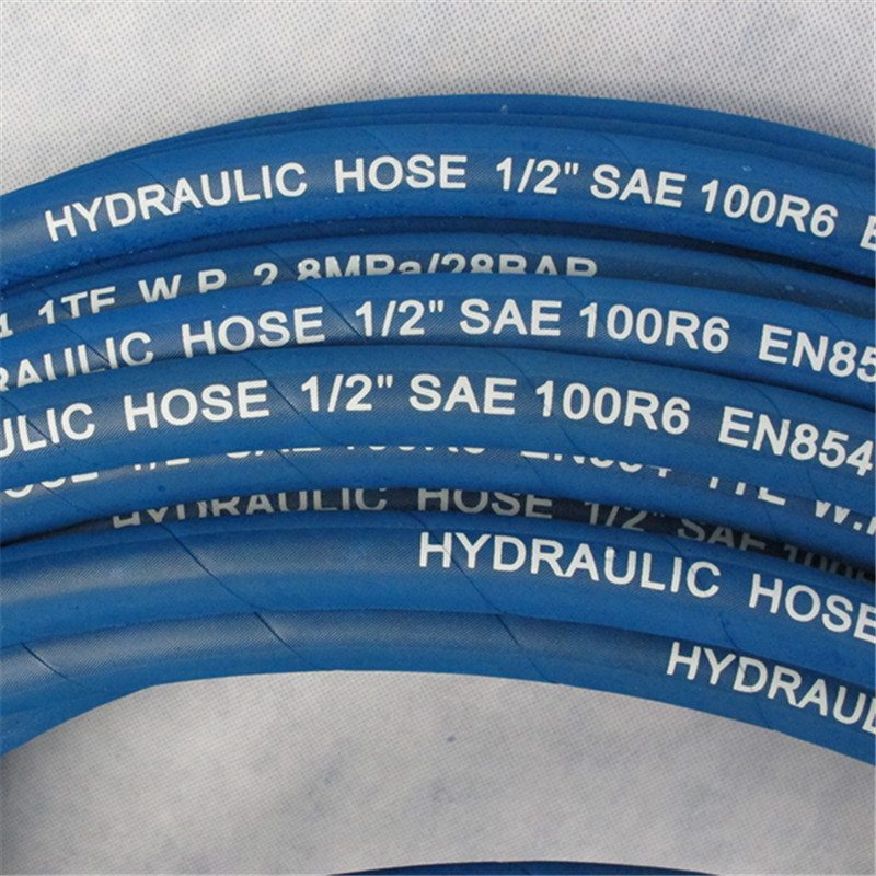 TEXTILE REINFORCED HYDRAULIC HOSE SAE 100R6/ DIN EN 854  1TE