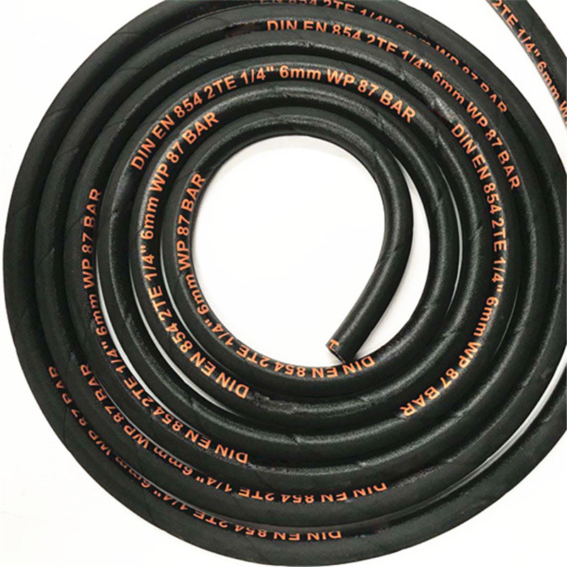TEXTILE REINFORCED HYDRAULIC HOSE EN854 2TE