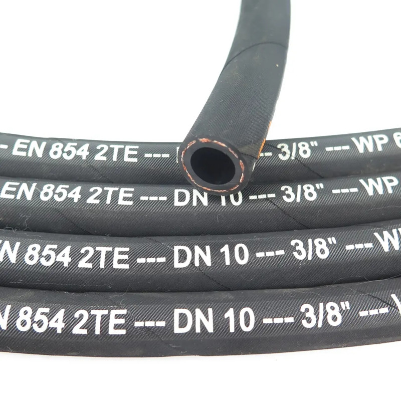 TEXTILE REINFORCED HYDRAULIC HOSE EN854 2TE