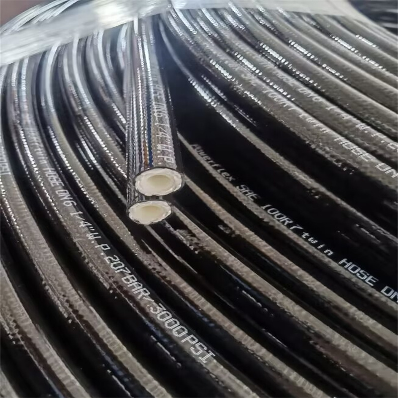 THERMOPLASTIC TWIN HOSE SAE 100 R7/ EN 855R7