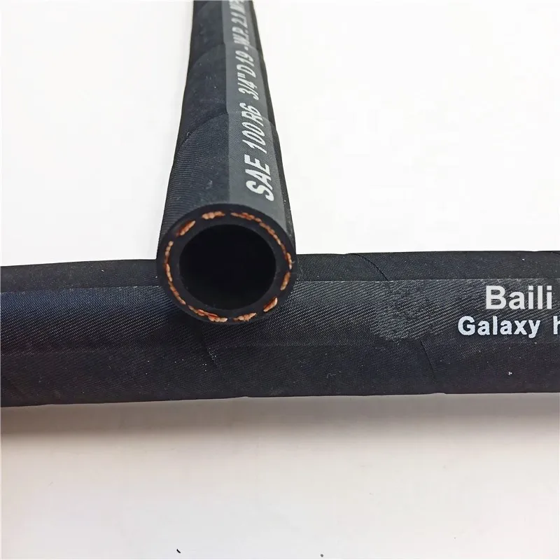 textile covered hydraulic rubber hose